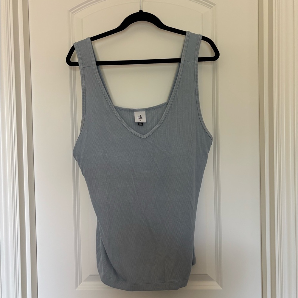 CAbi Light Gray Tank Top